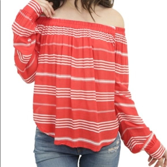 🆕 NWOT Faithful the Brand Off the Shoulder Blouse - Picture 3 of 3